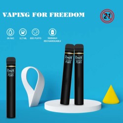 Randm Plus Disposable Device 500mAh electronic cigarette Battery Pre-filled 3.2ml Pod 800 Puffs R and M Kits Vape Pen VS Randm Tornado